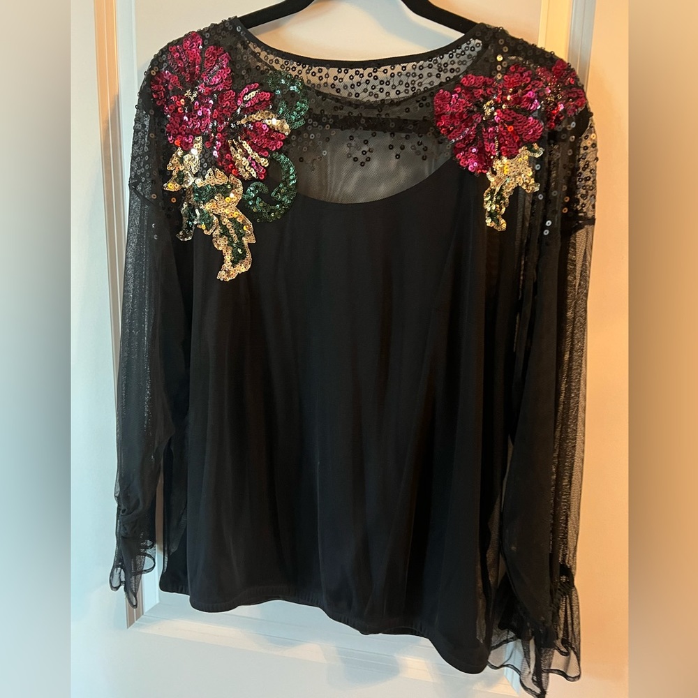 Sequined blouse